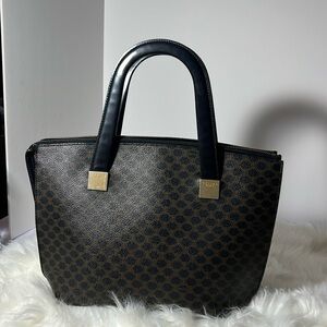 Celine Macadam Hand Bag Leather Pvc #164546C40B. P33